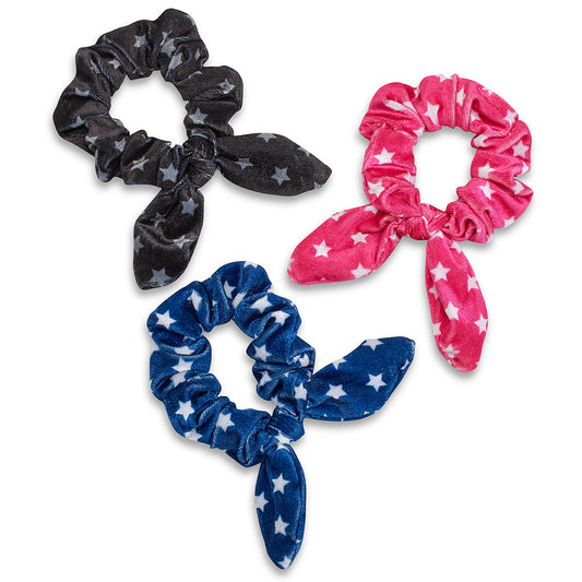 Velvet Knot Star Scrunchies | Top Trenz
