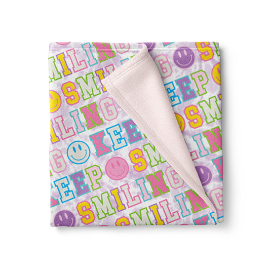 Varsity Printed Cozy Throw Blanket For Bedrooms And Dorm Rooms | Top Trenz