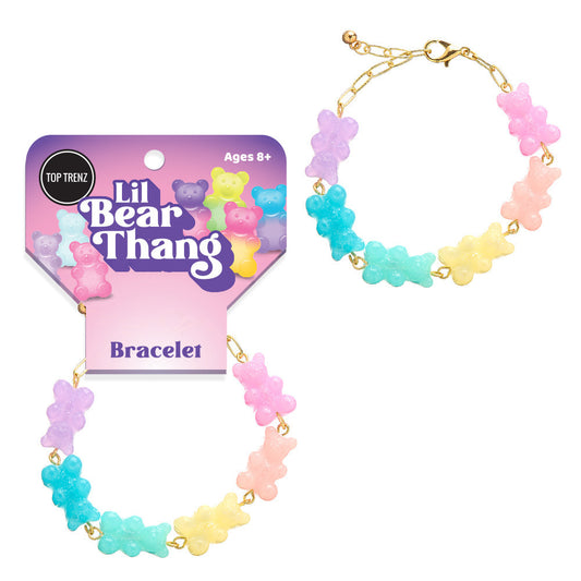 Expressive Kids' Bracelet with Bear Charms | Top Trenz