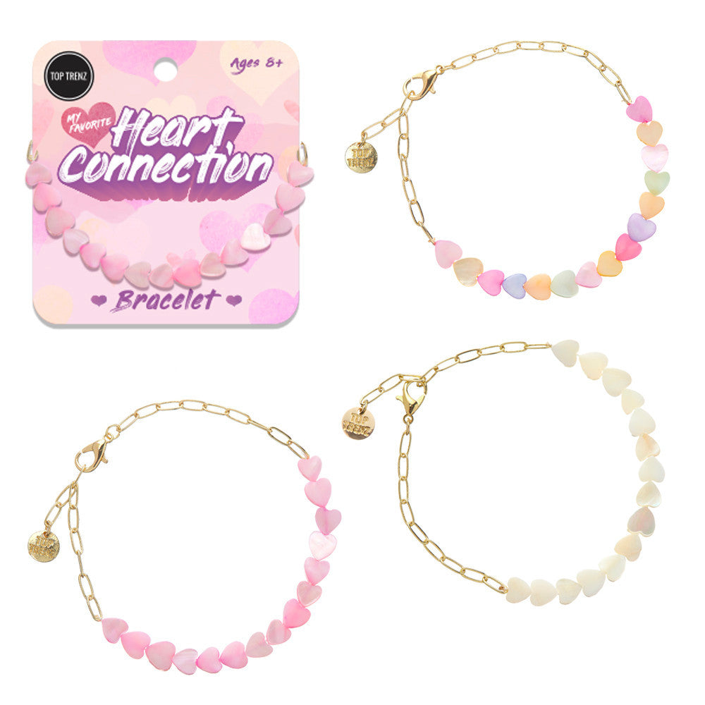 Cute and Trendy Paperclip Heart Bracelets | Top Trenz