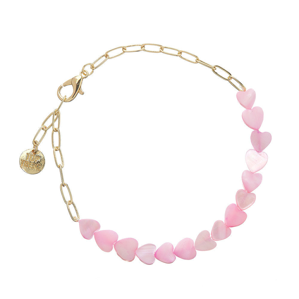 Cute and Trendy Paperclip Heart Bracelets | Top Trenz