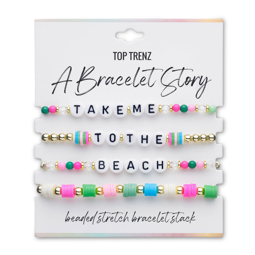 Bracelet Story: Take Me to the Beach – Fun in the Sun Bracelet Set | Top Trenz