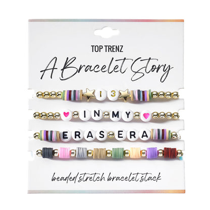 In My Eras Era Bracelet Story Set – 4-Piece Collection | Top Trenz
