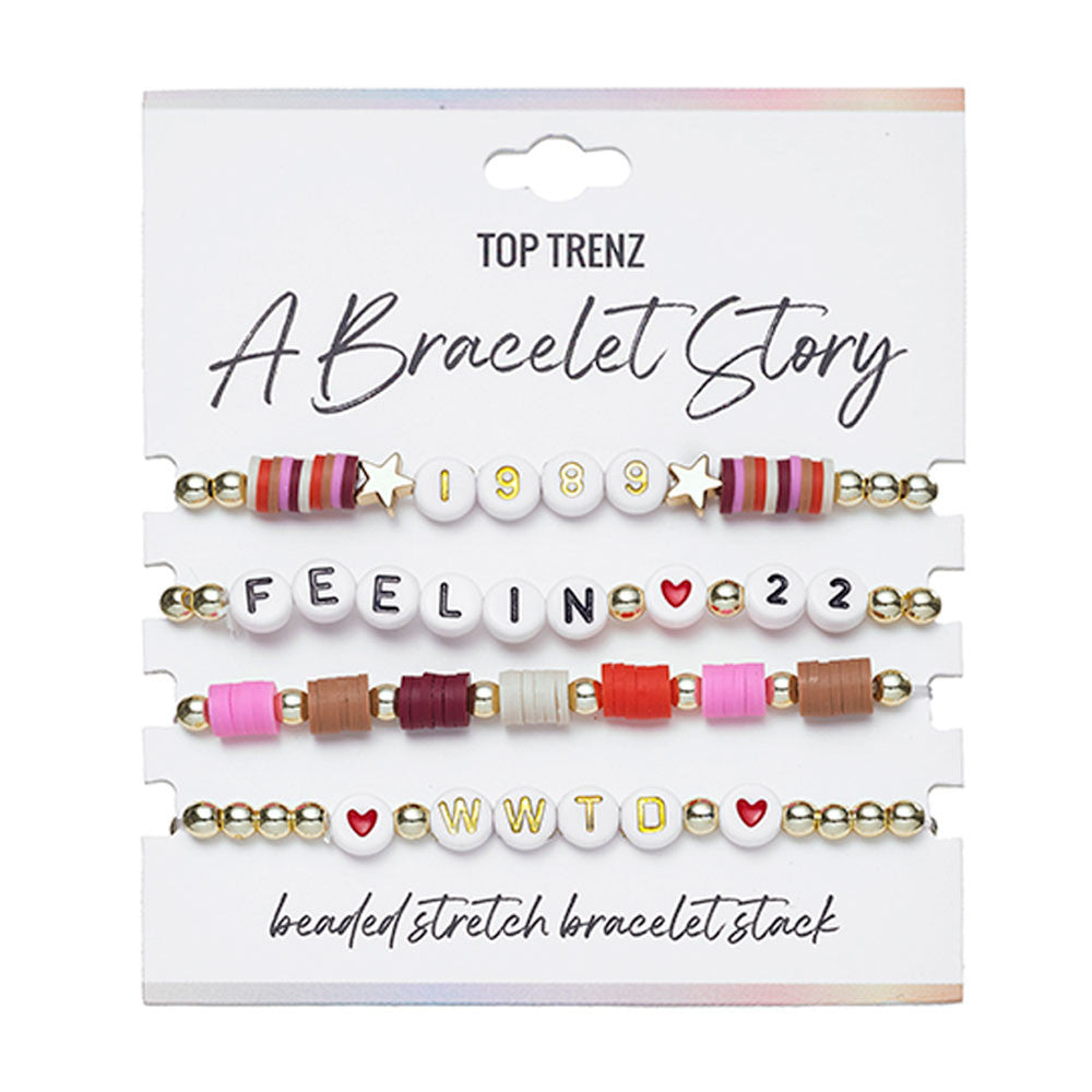 Feelin' 22 Bracelet Story Set – 4-Piece Collection | Top Trenz