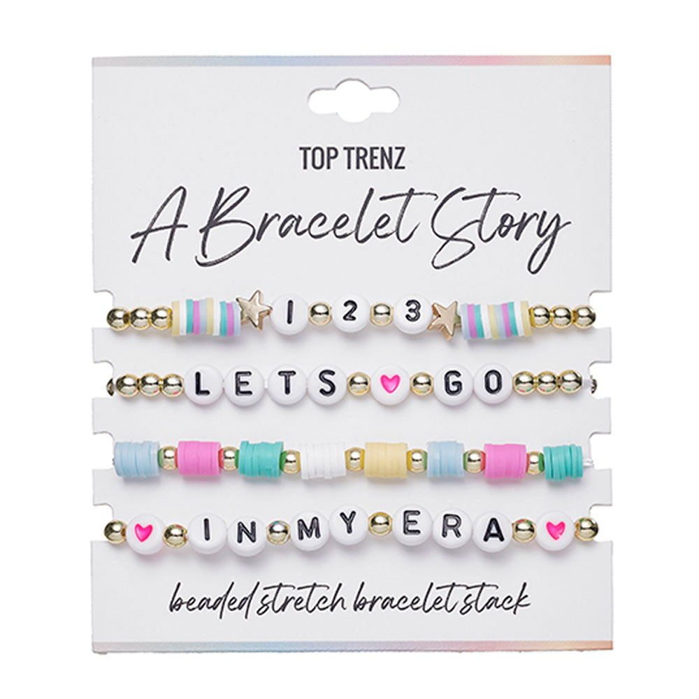 1, 2, 3, Let’s Go! Bracelet Story Set – 4-Piece Collection | Top Trenz