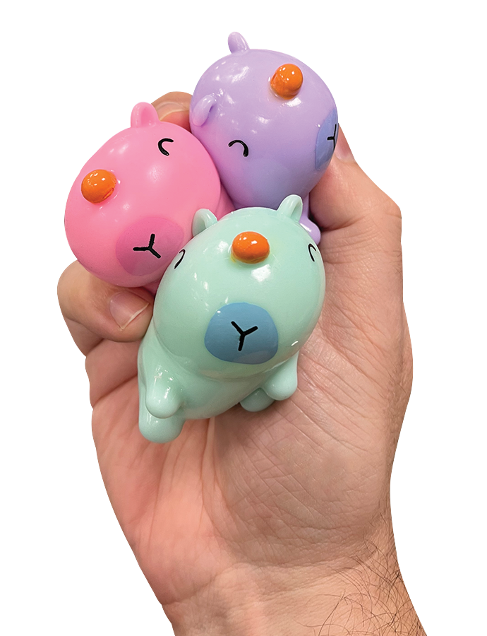 Sticky Fidget Bubble Foam Capybara Toy | Top Trenz