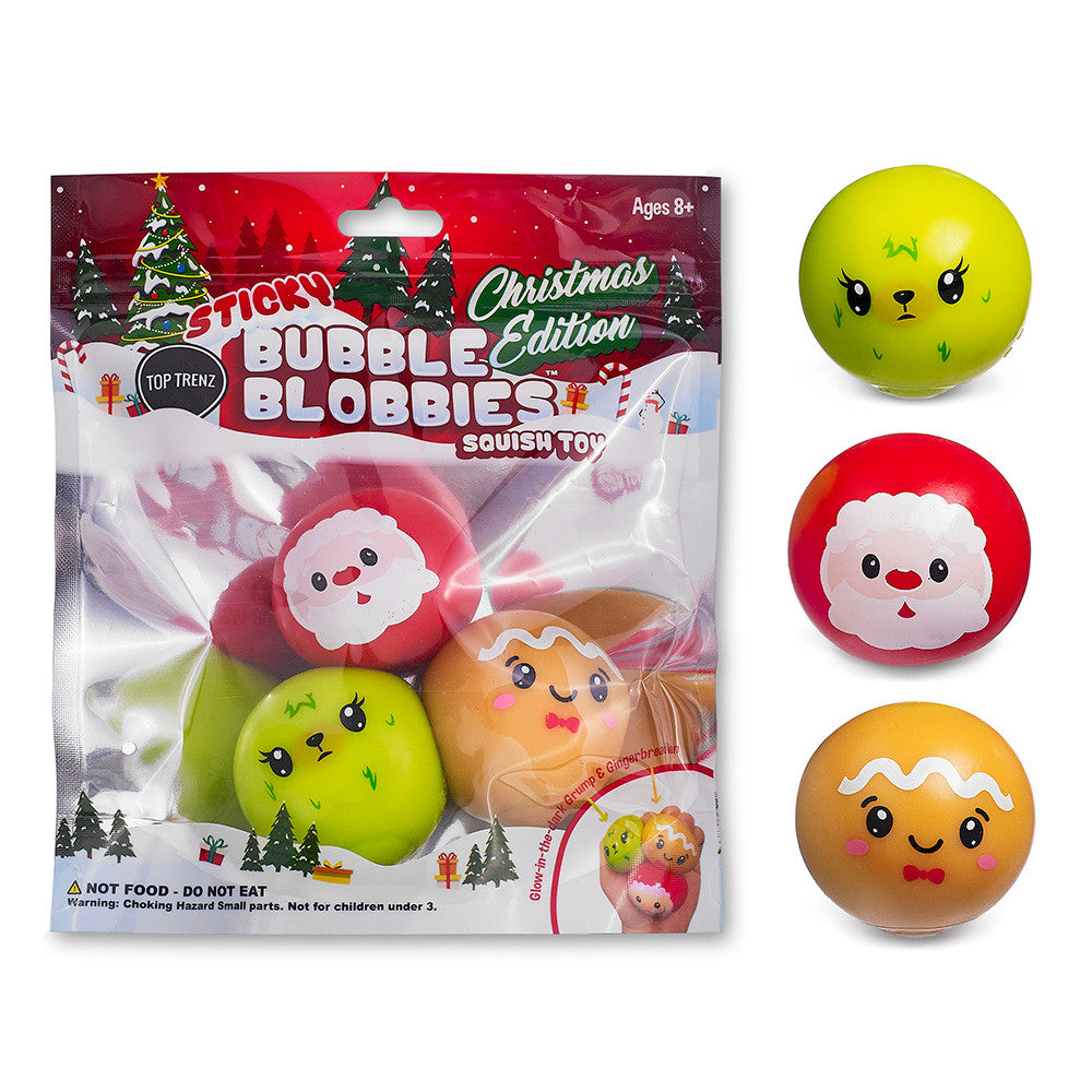 Sticky Bubble Blobbies -Christmas Edition | Top Trenz
