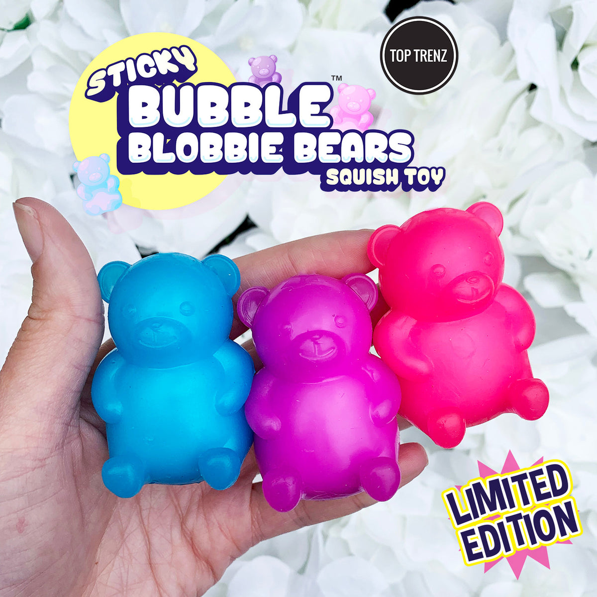 Sticky Fidget Bubble Blobbie Bears | Top Trenz