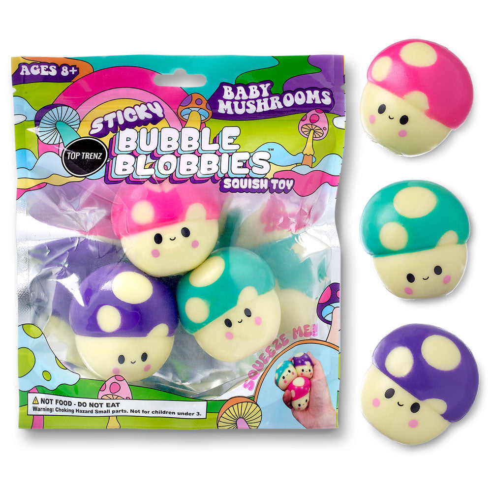 Mushroom-Shaped Bubble Fidget Foam Toy | Top Trenz