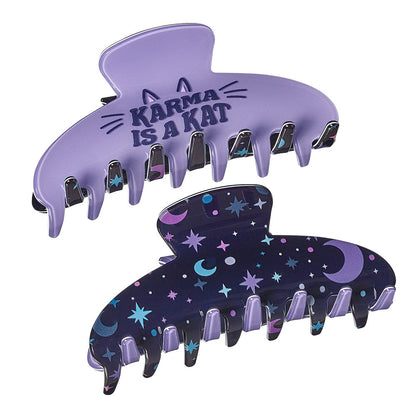 Cat Two Sided Printed Claw Hair Accessory Clip | Top Trenz