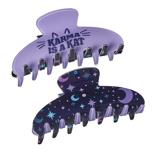 Cat Two Sided Printed Claw Hair Accessory Clip | Top Trenz