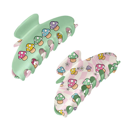Large Two Sided Character Printed Claw Hair Accessory Clip | Top Trenz