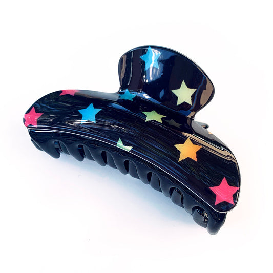 Large Multi Star Claw Clip Barrette | Top Trenz