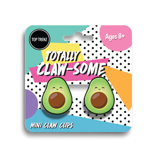 Avocado Mini Claw Clips - Trendy Hair Accessories - Top Trenz. | Top Trenz