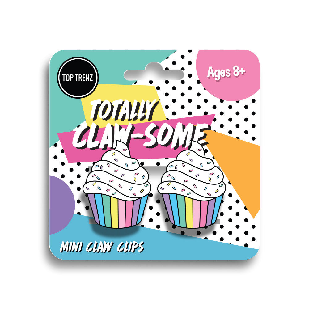Mini Cupcake Claw Clips | Top Trenz