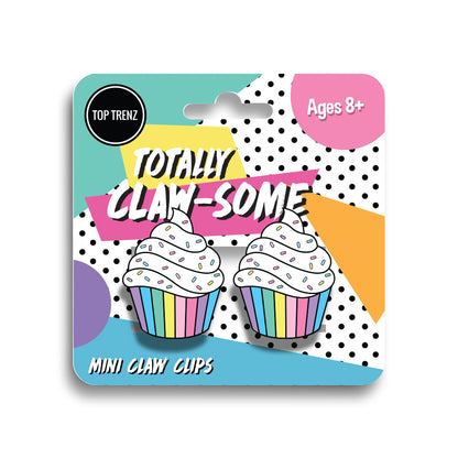Mini Cupcake Claw Clips | Top Trenz