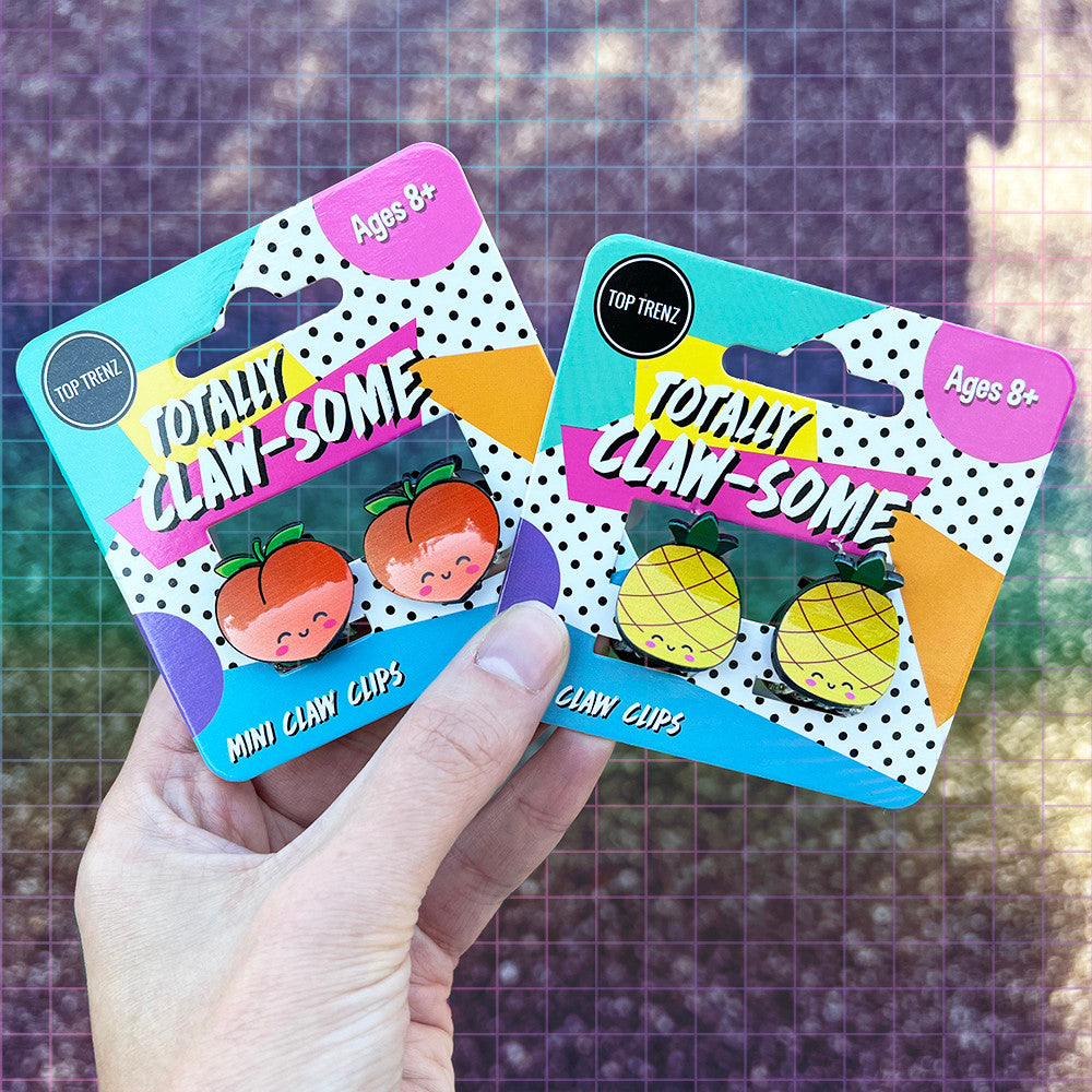Mini Pineapple Claw Clips | Top Trenz