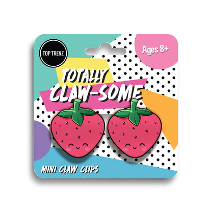 Mini Strawberry Claw Clips | Top Trenz