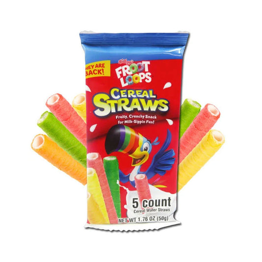 Froot Loop Cereal Straws - Sip Your Milk with Fruity Flavor Fun! | Top Trenz