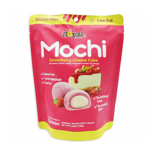 Mochi Strawberry Cheesecake - Soft, Chewy Delight with Strawberry & Cream! | Top Trenz