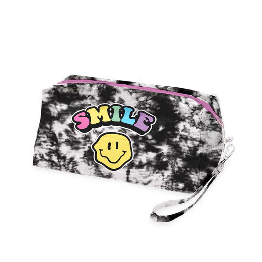 Blackout Puffer Cosmetic Bag – Compact Tie-Dye Design for Camp | Top Trenz