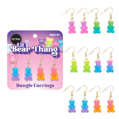 Chic Versatile Bear-themed Earring Sets | Top Trenz