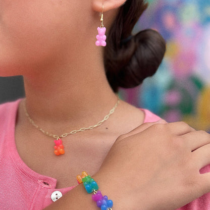 Cute Bear Dangling Jewelry Sets For Kids | Top Trenz