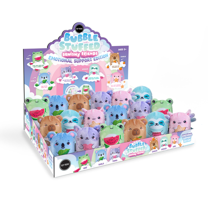 Bubble Stuffed Squishy Friends – Emotional Support Plush | Top Trenz