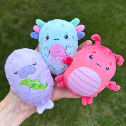 Bubble Stuffed Squishy Friends – Sea Life Edition - Plush Fidget Ball Sensory Toy | Top Trenz