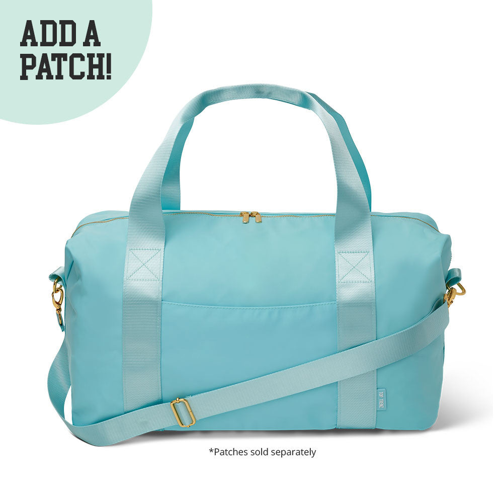 Blue Nylon Duffle Travel Bag For Tween and Teens | Top Trenz