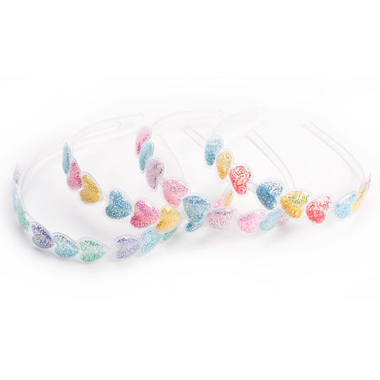 Glittery Heart Headbands And Accessories For Tweens | Top Trenz