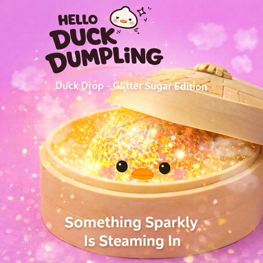 Hello Duck Dumpling Mystery Sugar Glitter Edition - Squishy Toy | Top Trenz