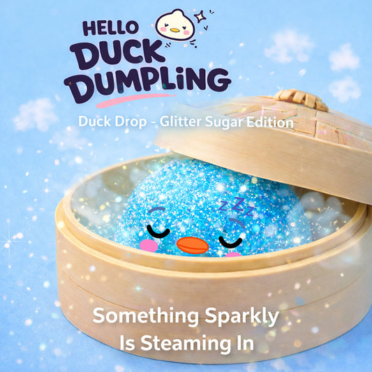 Hello Duck Dumpling Mystery Mini Sugar Glitter Edition - Squishy Toy | Top Trenz