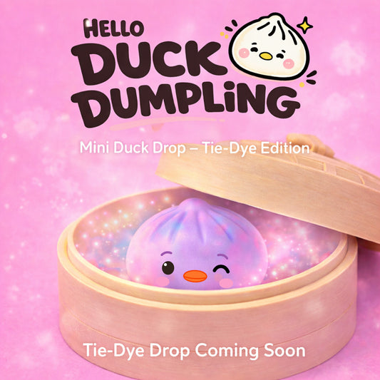 Hello Duck Dumpling Mystery Mini Tie-Dye Edition - Squishy Toy | Top Trenz