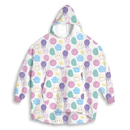 Fun Soft Fuzzy Oversized Hoodie Sweatshirt | Top Trenz