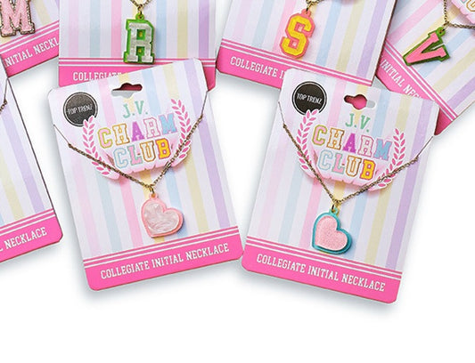 Colorful Acrylic Heart Necklace – J.V.Cham Collection - Perfect Valentine’s Day Gift | Top Trenz