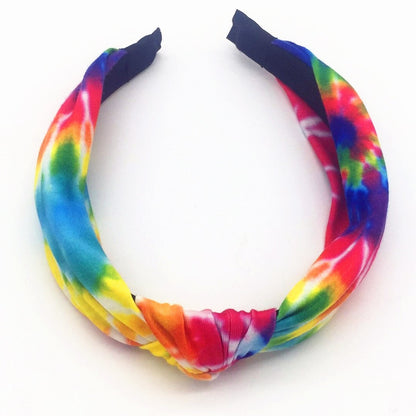 Primary Tie-Dye Knot Headbands | Top Trenz