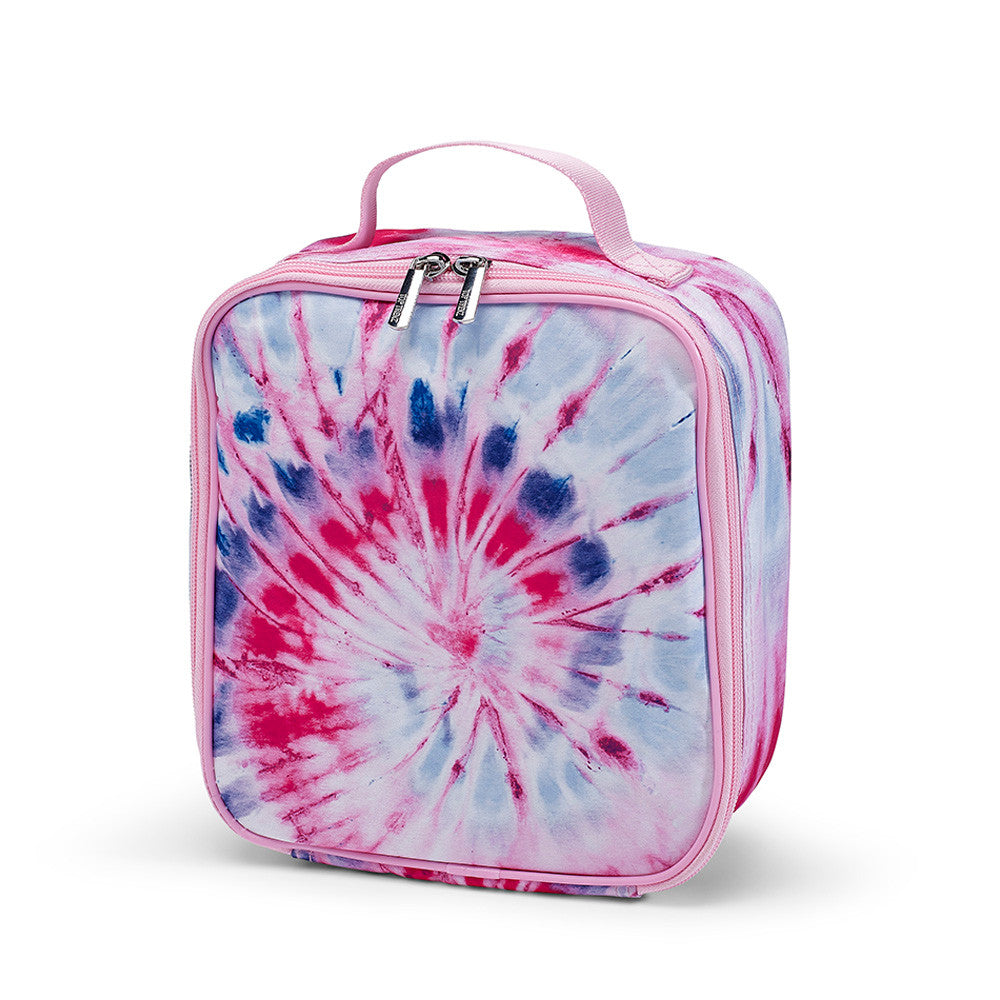 Tie Dye  Purple Canvas Insulated Lunch Boxes | Top Trenz