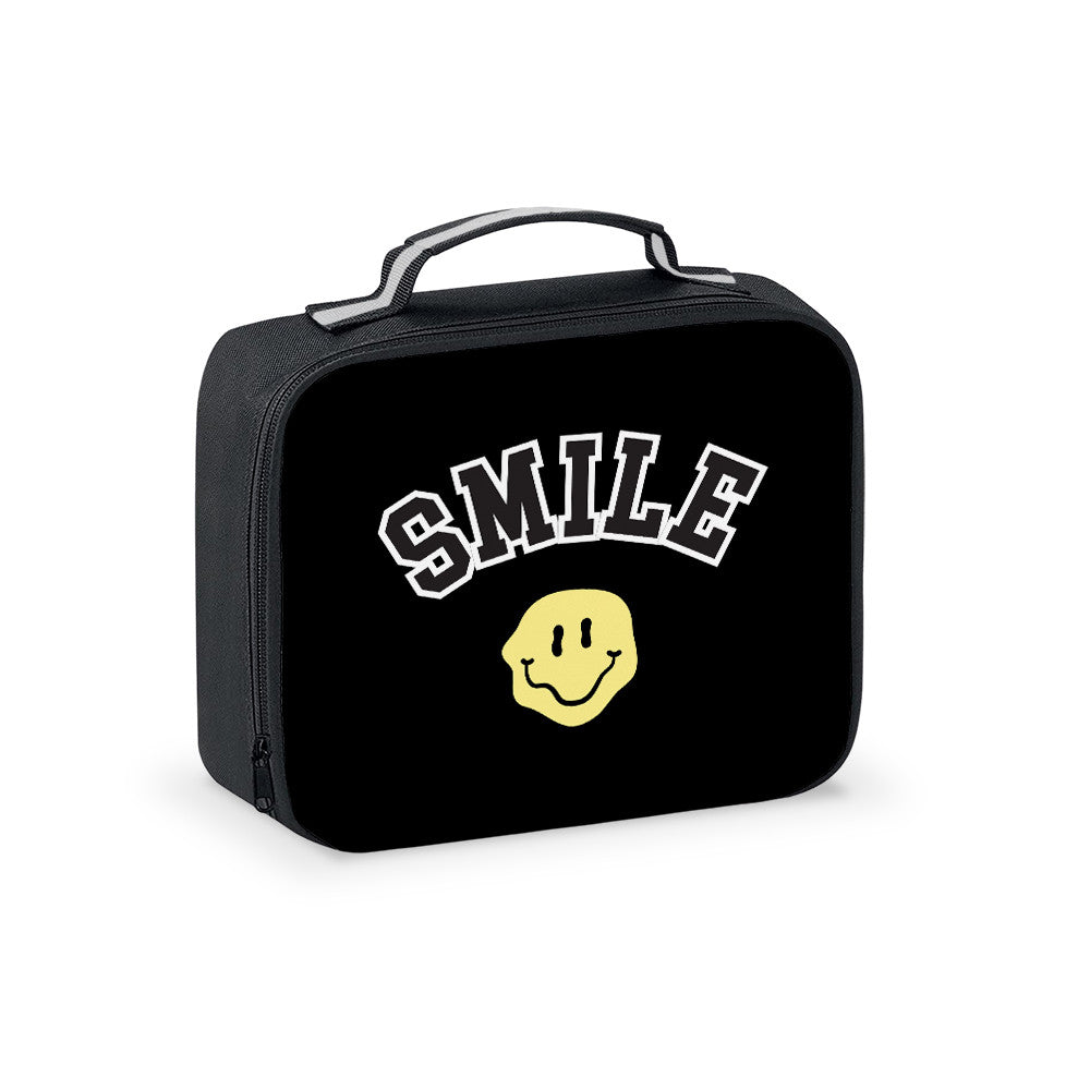 Canvas Smile Printed Lunch Box For Camp And School | Top Trenz