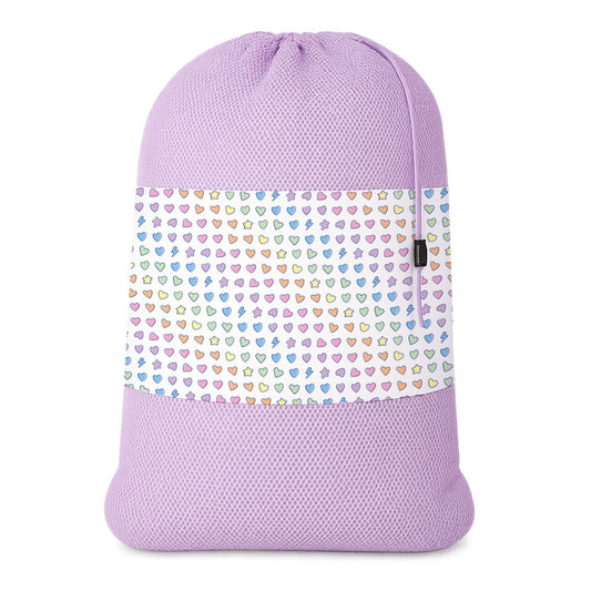 Rainbow Remix Mesh Laundry Bag – Camp & Dorm Essential - Top Trenz | Top Trenz