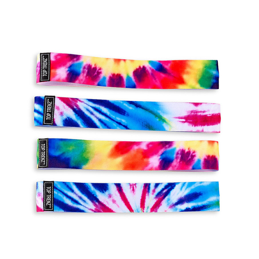 Tie-Dye Lycra Headband | Top Trenz