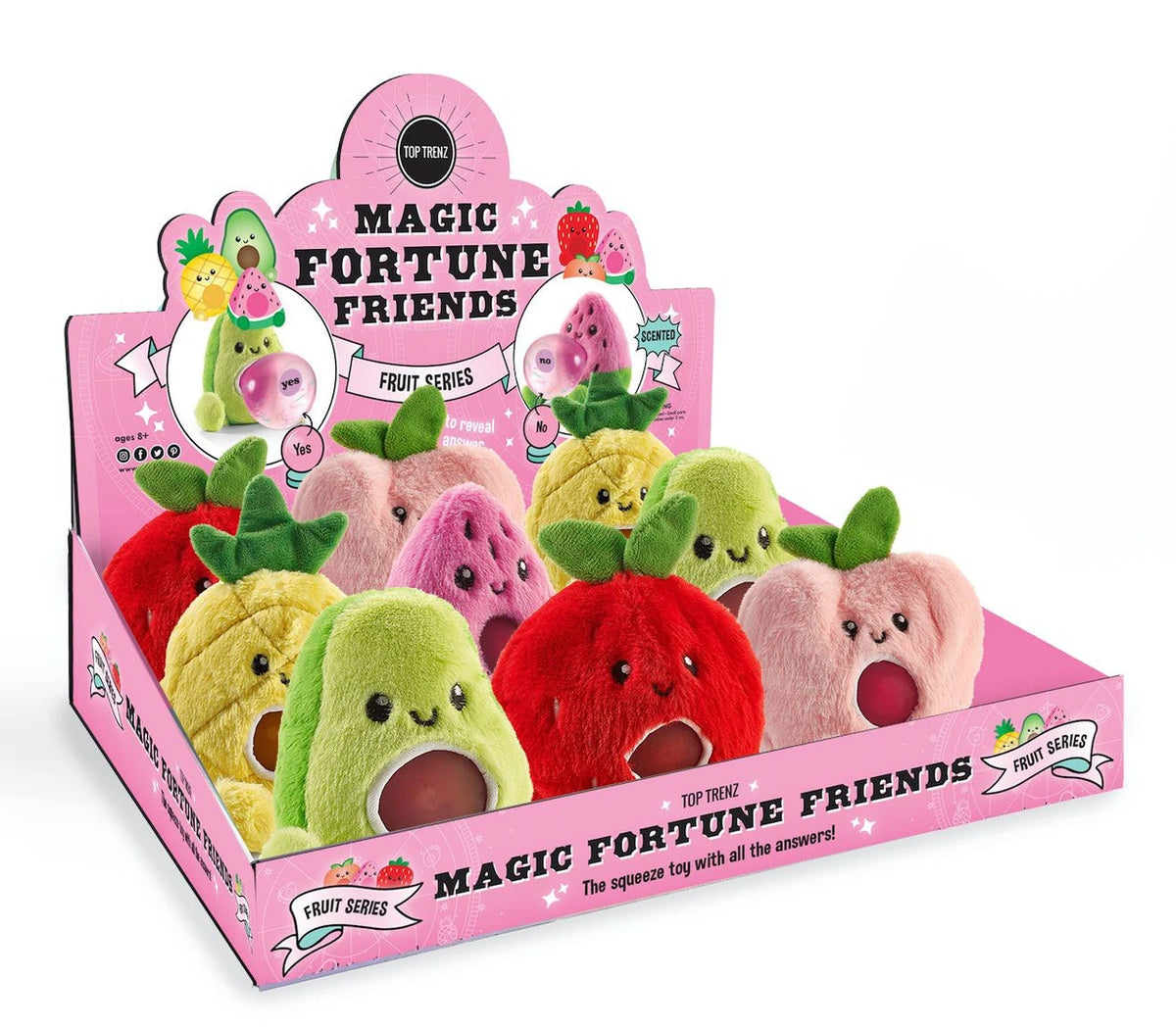 Magic Fortune Friends Fruit Plush Squishy Water Toy | Top Trenz