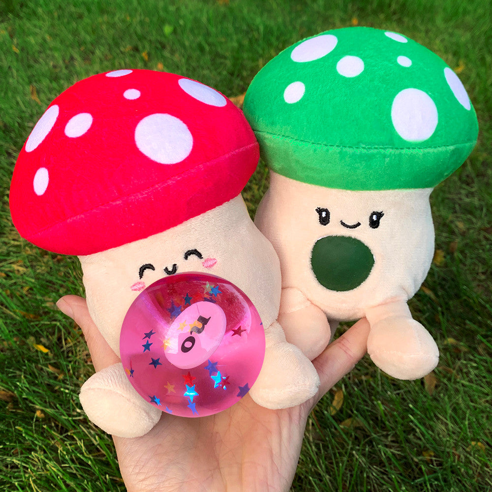 Magic Fortune Character Mushroom Plush Fidget Squishy Toy | Top Trenz
