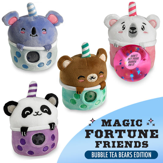 Sweet Bubble Tea Bear Plush Squishy Water Toy | Top Trenz