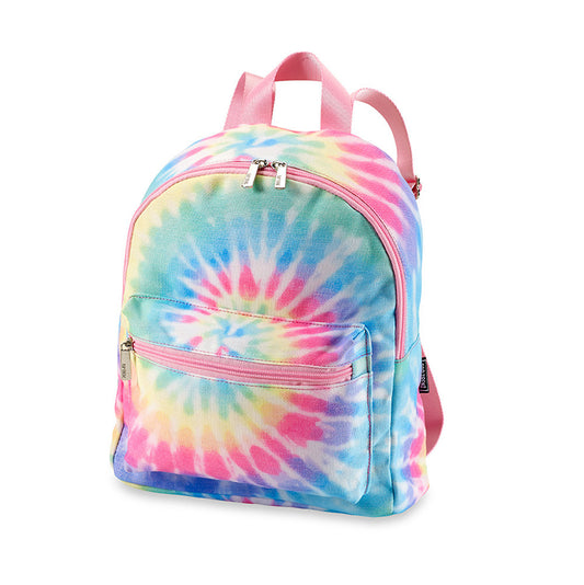 Canvas Mini Backpack Pastel Delight Tie-Dye - Top Trenz | Top Trenz