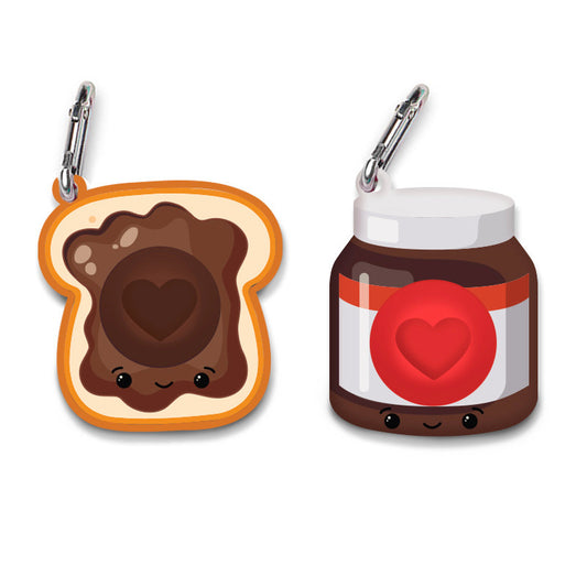 OMG Mega Pop Best Friend Keychains - Hazelnut Spread and Toast | Top Trenz