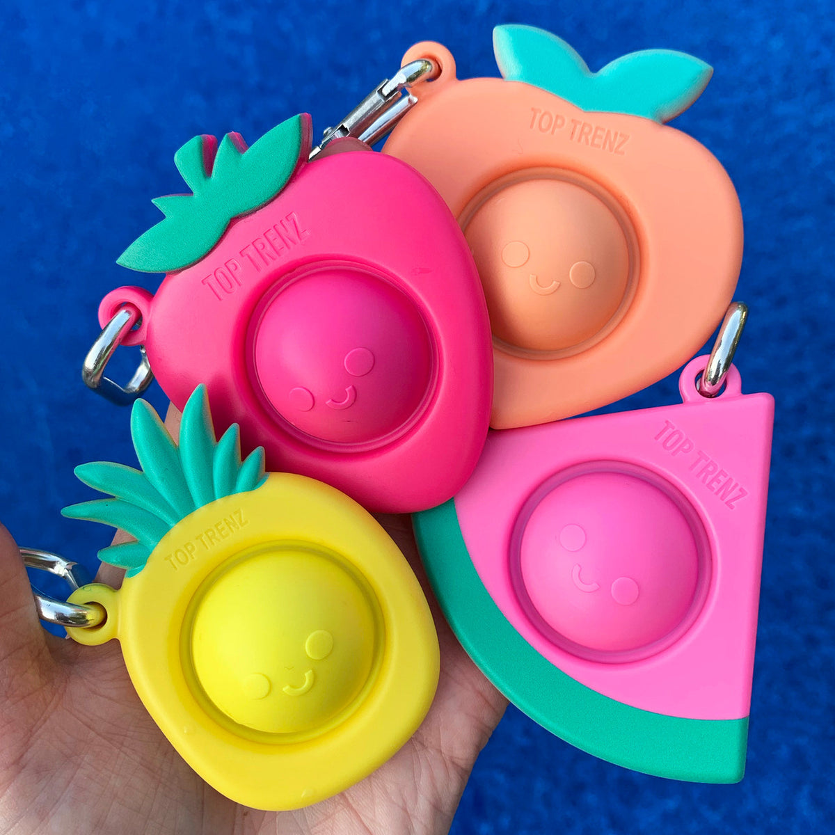 Watermelon Mega Pop Keychain Fidget Toy - Portable Stress Relief | Top Trenz