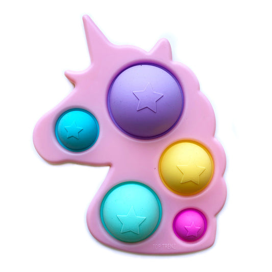 Unicorn Popping Sensory Toy - Stress Relief & Fun for Kids | Top Trenz