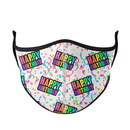 Happy Birthday White Face Mask For Kids And Tweens | Top Trenz