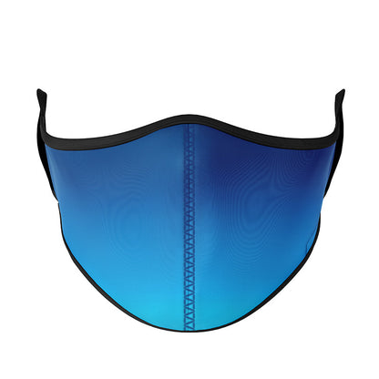 Fashionable Blue Printed Breathable Cloth Masks | Top Trenz